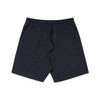 Active shorts in navy blue, featuring an elastic waistband and side splits. Includes a logo on the waistband.
