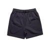 Relax Track Shorts in navy, featuring an elastic waistband and side pockets, with a subtle logo.