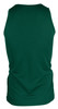 A green men's singlet with a simple design, featuring a back view and no visible logos.
