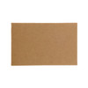 A brown kraft paper card.