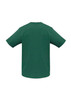 A short-sleeve tee in a deep green colour, featuring a plain back with a casual fit.