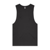 A black singlet tank top with a minimalistic design and no visible logos or branding.