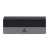A black box with a grey panel and a logo on the front, likely packaging for a multi-tool product.