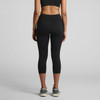 Active mid leggings in black, featuring a high waist and a fitted style, with visible branding.