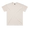 A classic oversized tee in a light beige colour with a logo on the neckline.