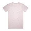 A plain beige t-shirt featuring a round neckline and short sleeves, displaying a simple design without front graphics.