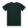 A green Staple Tee t-shirt displayed on a white background, featuring a plain back and no visible branding.