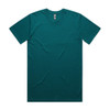 A teal Classic Tee with a crew neck and short sleeves. The shirt features a logo label.