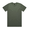 A green Classic Tee, featuring a crew neck and short sleeves, with a subtle logo on the neckline.