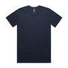 A navy blue Classic Tee featuring a crew neck design and short sleeves. It has a logo on the tag.