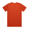 An orange Classic Tee t-shirt featuring a plain back design with short sleeves.