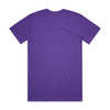 A purple Classic Tee with a plain back, featuring a simple design and logo branding.