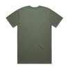 A green classic tee shirt featuring a simple design. The shirt has a relaxed fit and a smooth texture.