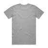 A grey Basic Tee t-shirt with short sleeves, displayed from the back view. It has a logo.