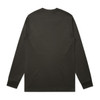 A long-sleeve tee in dark grey with a plain design and no visible branding on the back.
