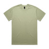 A light green Heavy Tee t-shirt with a round neckline and short sleeves, featuring a brand logo.