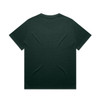 A dark green T-shirt with a relaxed fit and no visible branding on the back.
