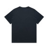 A navy blue heavyweight t-shirt, featuring a plain back and short sleeves. It includes a logo on the front.