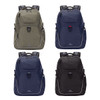 Four High Sierra Access 4.0 Backpacks in olive green, navy blue, dark blue, and black, each with a logo.