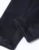 A close-up of the cuffs of a black ladies' sustainable softshell corporate jacket with a velcro detail.