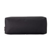 A black utility case with a rectangular shape, featuring a logo on one side.