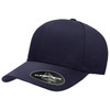 A navy blue 180 FLEXFIT® DELTA® Cap with a curved brim and a branded logo.