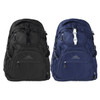 A black and navy High Sierra Access Light Backpack 45L with multiple pockets and a logo.