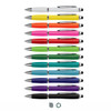 A collection of Vistro Stylus Pens in various colours, featuring a sleek design and chrome accents.