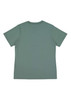 A short-sleeved women's tee in a soft green colour with a simple design and no visible logos.