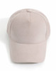 A beige 5 panel cap with a textured jacquard pattern and a logo on the front.