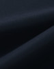 A close-up of a dark navy fabric, featuring a smooth texture suitable for a waterproof jacket.