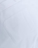 A white long-sleeve shirt featuring a pocket, made from a cotton blend with a smooth finish.