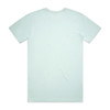 A light mint green t-shirt featuring short sleeves and a plain back. The shirt has a simple logo.