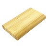 A bamboo USB flash drive in a sleek, rectangular design, with a natural wood finish. Features a branding logo.