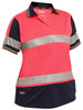 Women's Women's Taped Two Tone Hi Vis V-Neck Polo