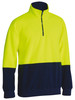 Men's Hi Vis Polar fleece Zip Pullover