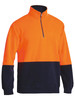 Men's Hi Vis Polar fleece Zip Pullover 
