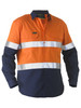 Men's Bisley Recycle Taped Two Tone Hi Vis Drill Shirt