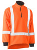 Men's X Taped TTMC Hi Vis Polar Fleece 1/4 Zip Pullover