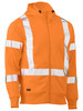 Men's X Taped Hi Vis Zip Front Fleece Hoodie