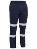 Men's Taped Biomotion Stretch Cotton Drill Elastic Waist Cargo Work Pant