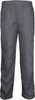 Grey kids' school trousers with an elastic waistband, designed for comfort and ease of wear.