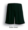 Breezeway football shorts in bottle green with an elastic waistband and a logo on the back.