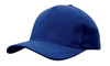 A navy blue cap with a curved brim and snapback closure. It features a plain design with no visible logos.