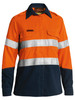 Women's TenCate Tecasafe Plus 580 Women's Taped Hi Vis FR Vented Shirt