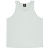 A light green singlet featuring a branding logo, suitable for casual wear.