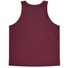 A maroon singlet featuring a round neck and no visible logos, showcased on a white background.