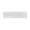 A white promotional product with a sleek, glossy finish featuring a logo.