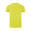 A bright yellow men's active tee with a classic crew neckline and short sleeves. Features a logo on the label.