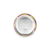 A clear can filled with assorted colourful jelly sweets, featuring vibrant gummy shapes inside.